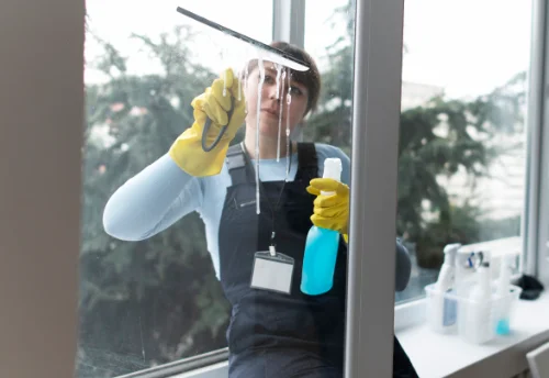 Nettoyage de vitres intérieures et extérieures à Roz-Landrieux